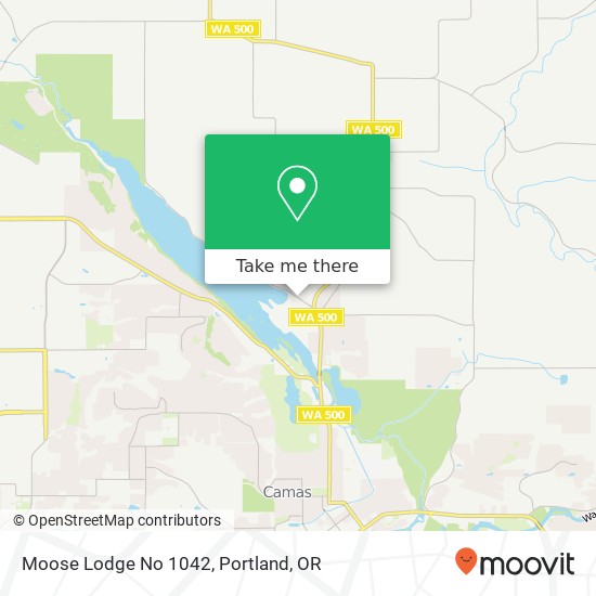 Moose Lodge No 1042 map