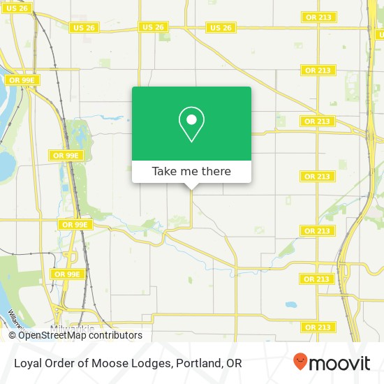 Loyal Order of Moose Lodges map
