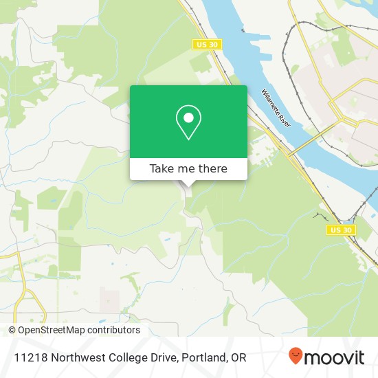 11218 Northwest College Drive map