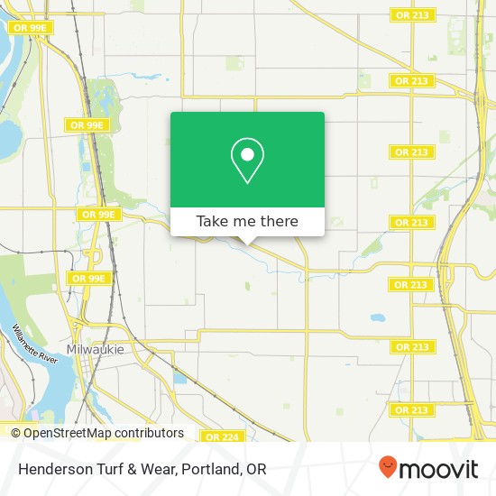 Henderson Turf & Wear map