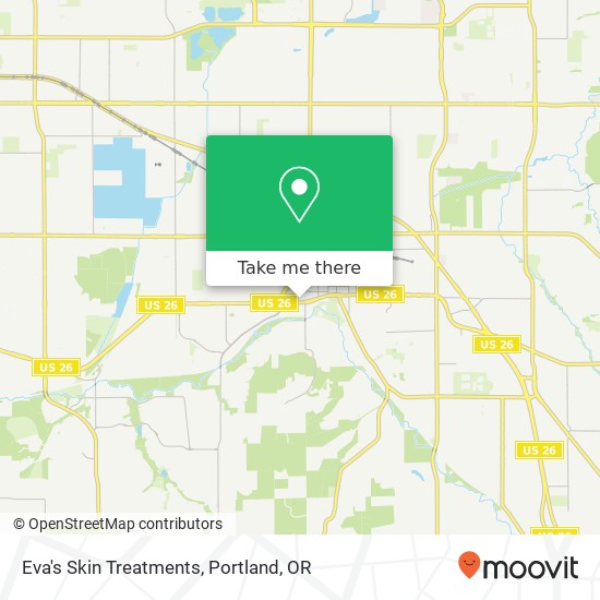 Eva's Skin Treatments map