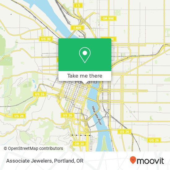 Mapa de Associate Jewelers