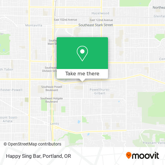 Mapa de Happy Sing Bar