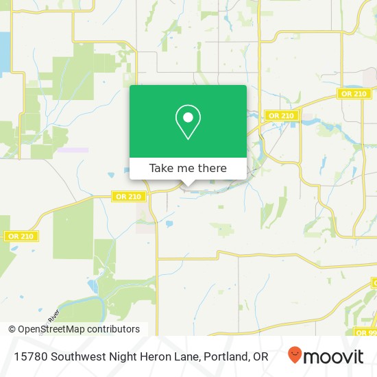 15780 Southwest Night Heron Lane map