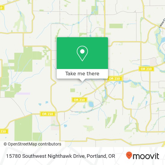 Mapa de 15780 Southwest Nighthawk Drive