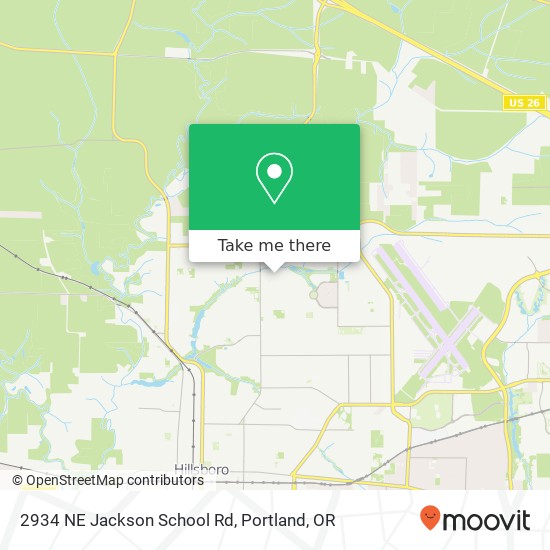 Mapa de 2934 NE Jackson School Rd