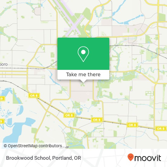 Brookwood School map