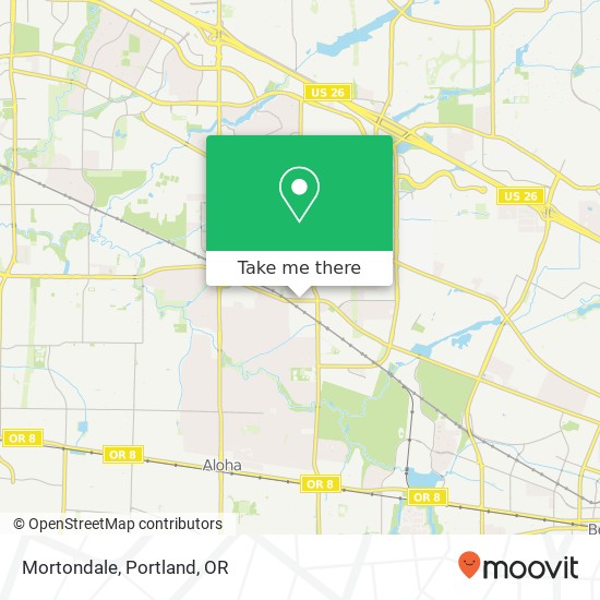 Mortondale map