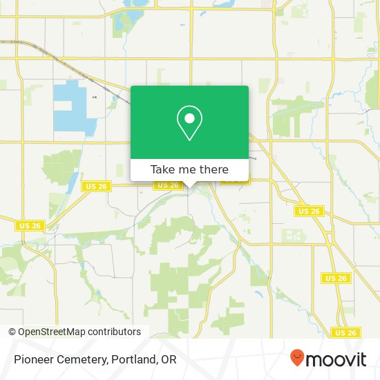 Pioneer Cemetery map