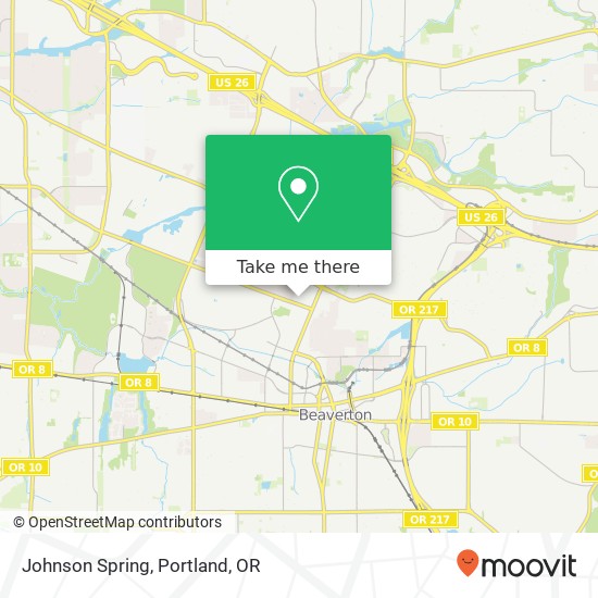 Johnson Spring map