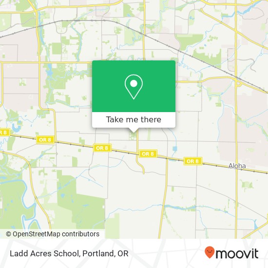 Ladd Acres School map