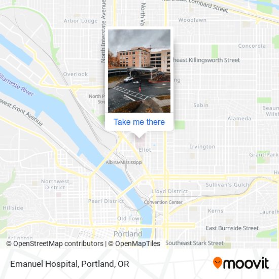 Emanuel Hospital map