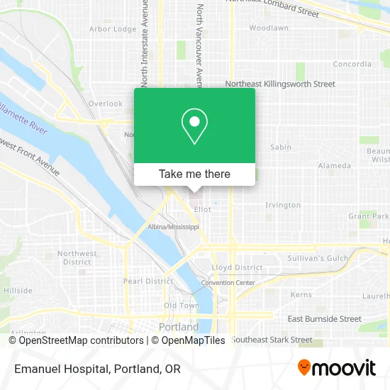 Emanuel Hospital map