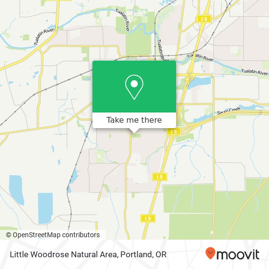 Little Woodrose Natural Area map