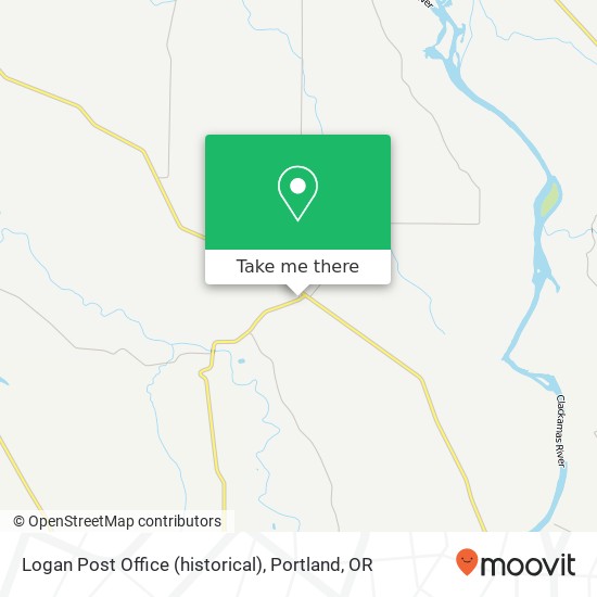 Logan Post Office (historical) map