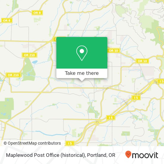 Mapa de Maplewood Post Office (historical)