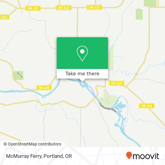 Mapa de McMurray Ferry