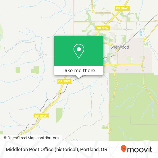 Mapa de Middleton Post Office (historical)