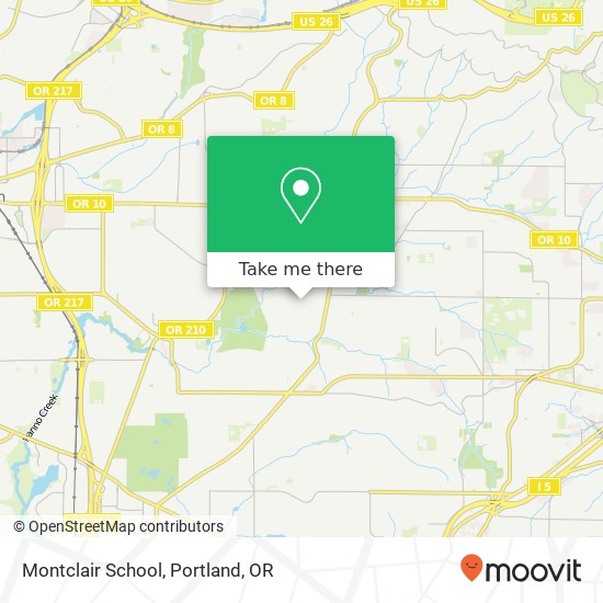 Mapa de Montclair School