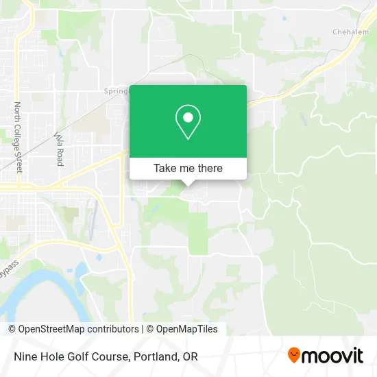 Nine Hole Golf Course map