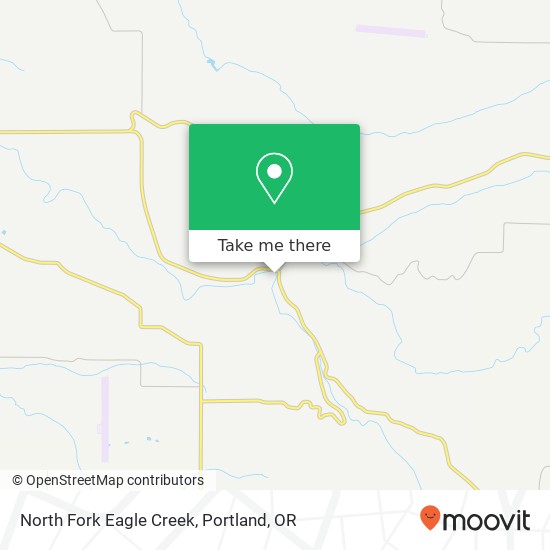 North Fork Eagle Creek map