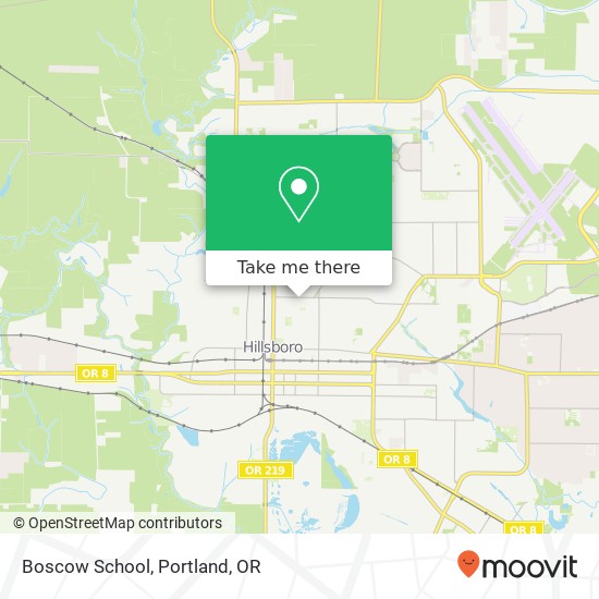 Boscow School map