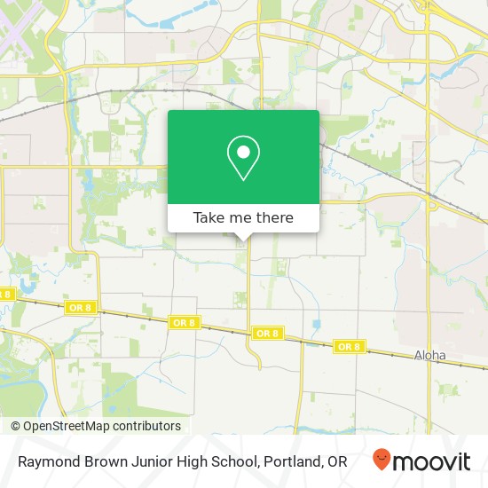 Raymond Brown Junior High School map