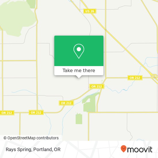 Mapa de Rays Spring