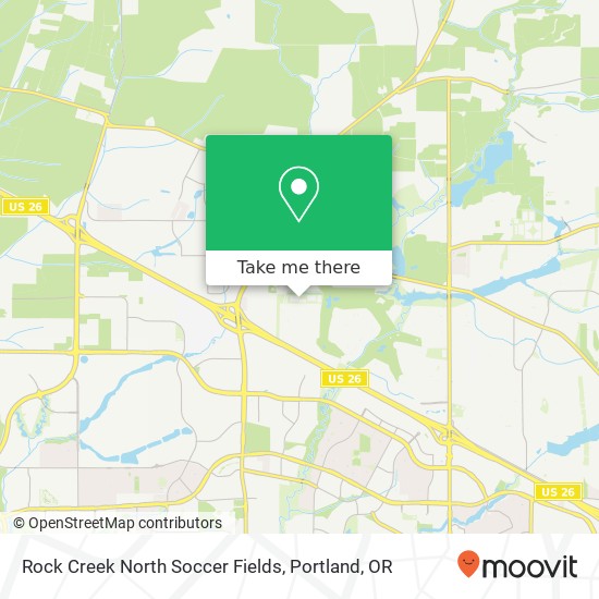 Mapa de Rock Creek North Soccer Fields