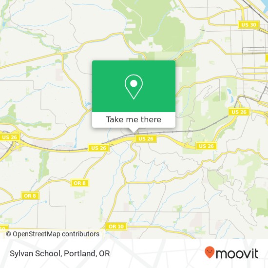 Mapa de Sylvan School