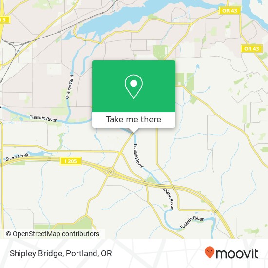 Mapa de Shipley Bridge