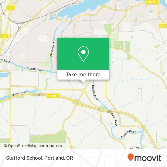 Stafford School map