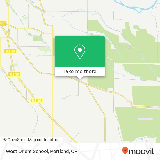 West Orient School map