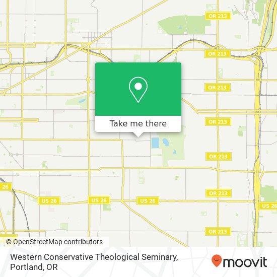 Western Conservative Theological Seminary map