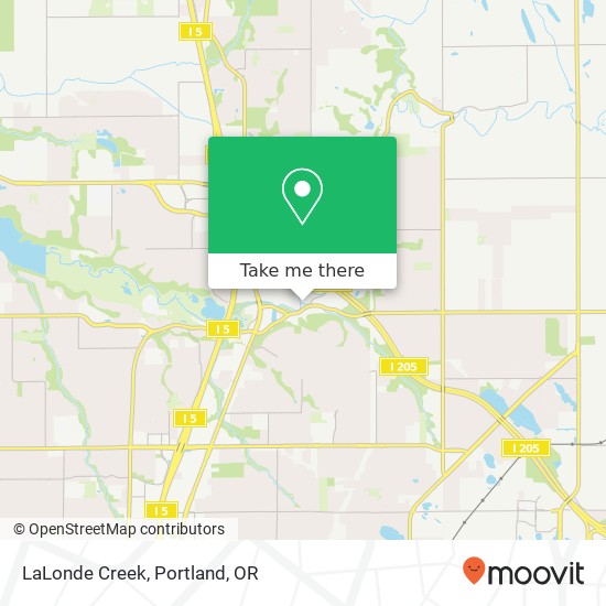 LaLonde Creek map