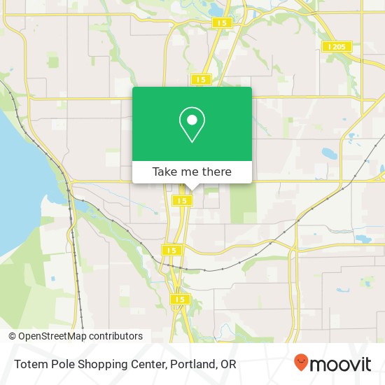 Totem Pole Shopping Center map