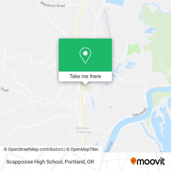 Scappoose High School map