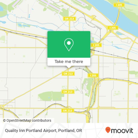 Mapa de Quality Inn Portland Airport