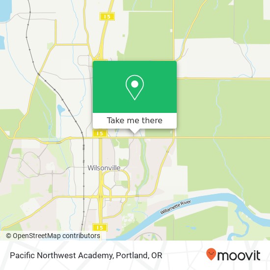 Mapa de Pacific Northwest Academy