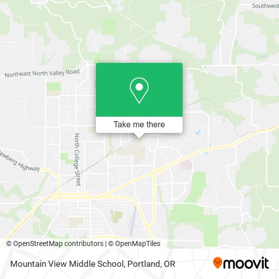 Mapa de Mountain View Middle School