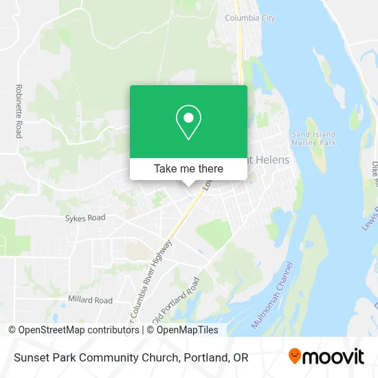 Sunset Park Community Church map
