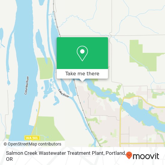 Mapa de Salmon Creek Wastewater Treatment Plant