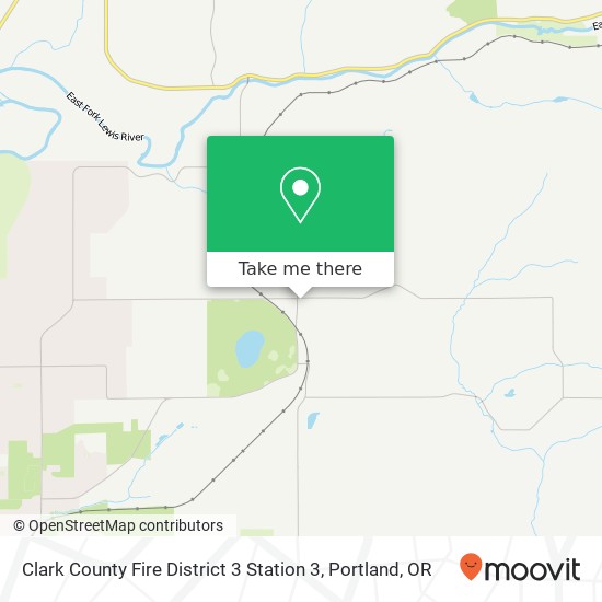 Clark County Fire District 3 Station 3 map