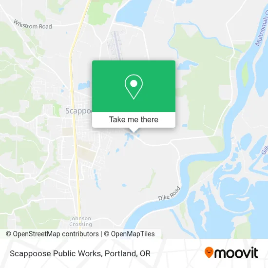 Scappoose Public Works map