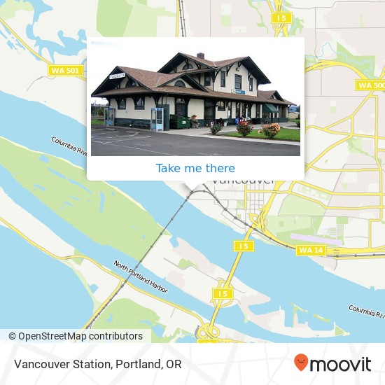 Vancouver Station map