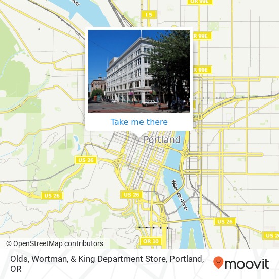 Mapa de Olds, Wortman, & King Department Store