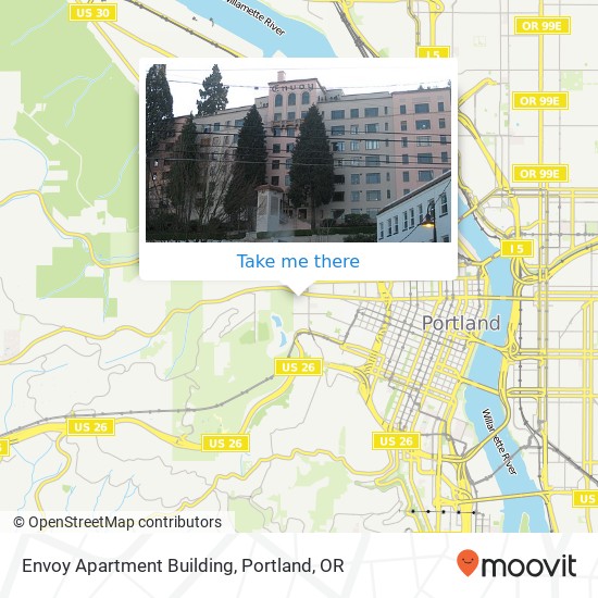 Mapa de Envoy Apartment Building