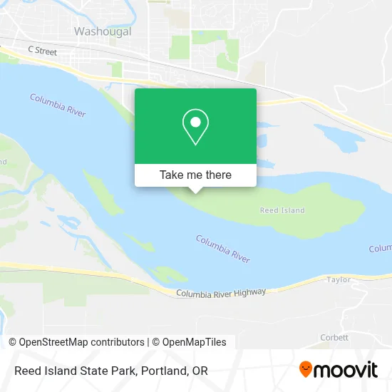 Reed Island State Park map