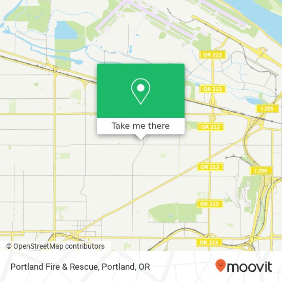 Portland Fire & Rescue map