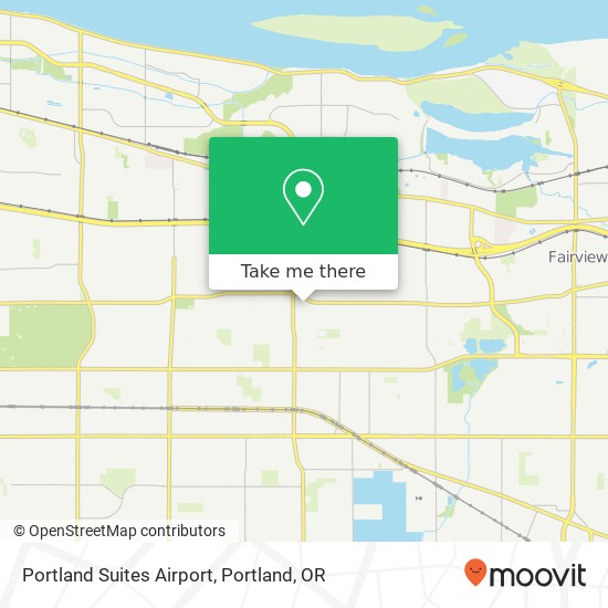 Mapa de Portland Suites Airport